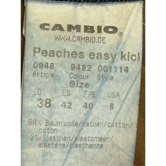 Cambio Peaches Easy Kick Stretch Jeans Size 8 Distressed (8696) - Picture 11 of 11